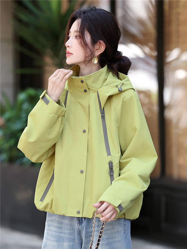 风衣外套女短款春秋2025新款今年流行巨好看高端减龄百搭上衣,女装短外套,丽影随形