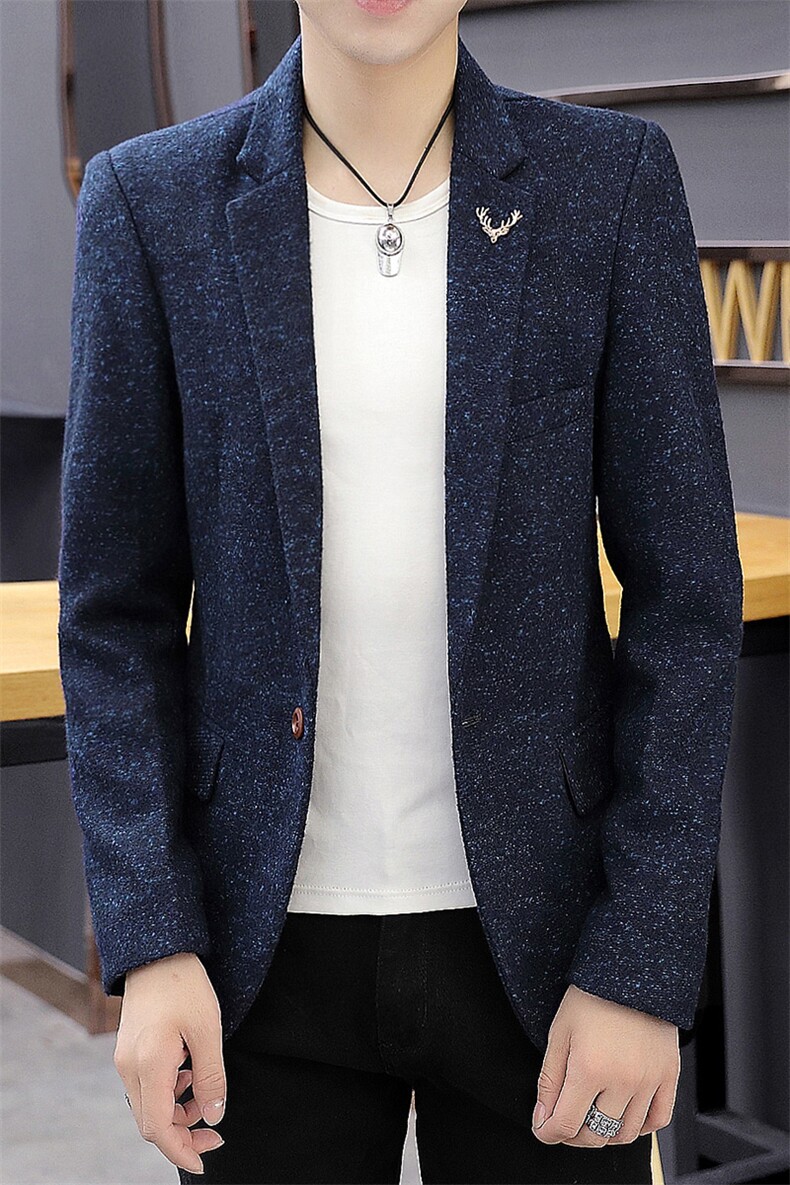 2021西服男外套韩版修身休闲小西装便服单西学生外套6618-P68,男装西服,星座217-4