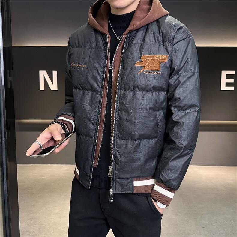 2024新款男士羽绒服短款连帽帅气鸭绒外套B240-YR6805-P210,男装羽绒服,电商B240