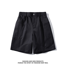 平铺白底2025夏装基础款跑量大口袋机能工装短裤DK501-P38，男装休闲裤，电商042