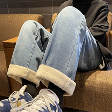 复古蓝色加绒