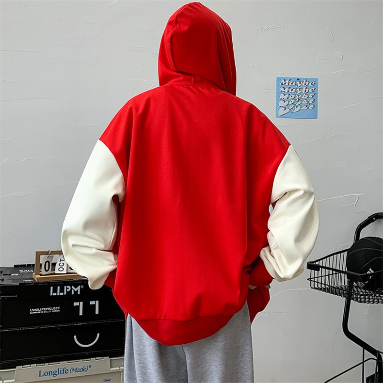 2023秋装新品男士青少年开衫夹克毛巾绣连帽棒球服外套7309-P110,男装夹克,电商A441-1