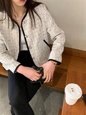 20222春装新款，小香风上装，其它，深度