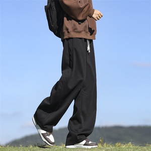 垂感裤子男春季新款直筒拖地长裤潮牌潮流休闲运动卫裤K7825-P35图片