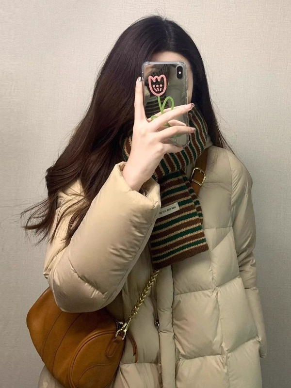 云朵泡芙羽绒服女2025冬季新款高级小个子韩系保暖白鸭绒外套,女装羽绒服,依恋蒂丝
