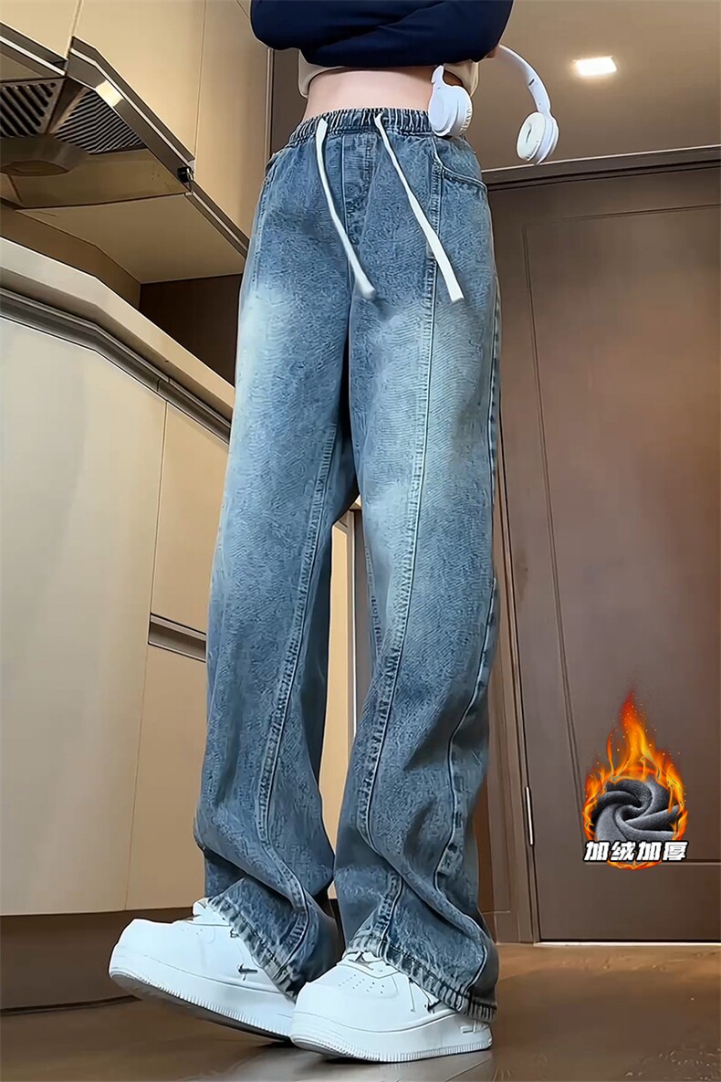 2025GK23044加绒内景大码经典直筒牛仔裤M-5XGK23793-特P45,男装牛仔裤,电商A022