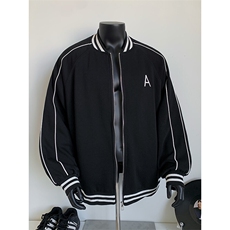 WY208/P75春装新款高品质不起球刺绣卫衣男立领棒球服潮外套，男装卫衣，电商基地A050