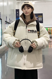 冬上新学生加棉加厚棉服潮中性风休闲立领棉衣外套男女 8802-P60图片