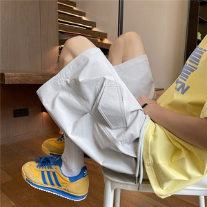 冰丝速干工装短裤男夏外穿2025新款薄款五分沙滩裤子宽松休闲中裤图片