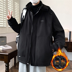 1018-646R-P80可脱卸帽-新款男士夹克宽松休闲百搭外套连帽夹克，男装夹克，星座1018