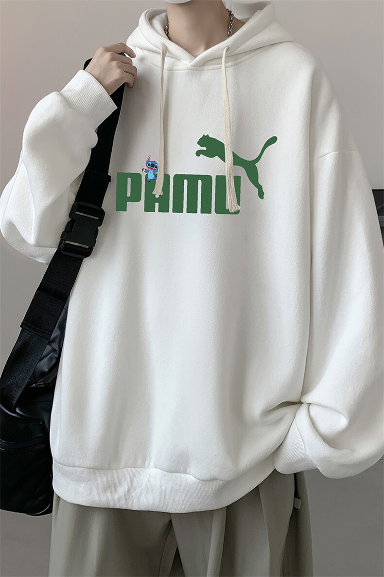 连帽卫衣男大码运动服帽衫外套WY2227-P35加绒款-P40,男装卫衣,电商A040