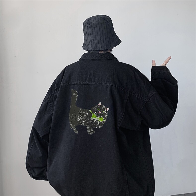 牛仔夹克男大码牛仔外套男茄克NJ77413-P60,男装工装外套,电商A040