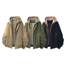 美式重磅高品质夹克假两件开衫外套SY8823特P80控158大码4-8XL+5，男装夹克，星座610B-1