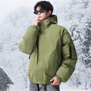 棉服男冬季新款港风宽松连帽棉衣MF9006-P90图片