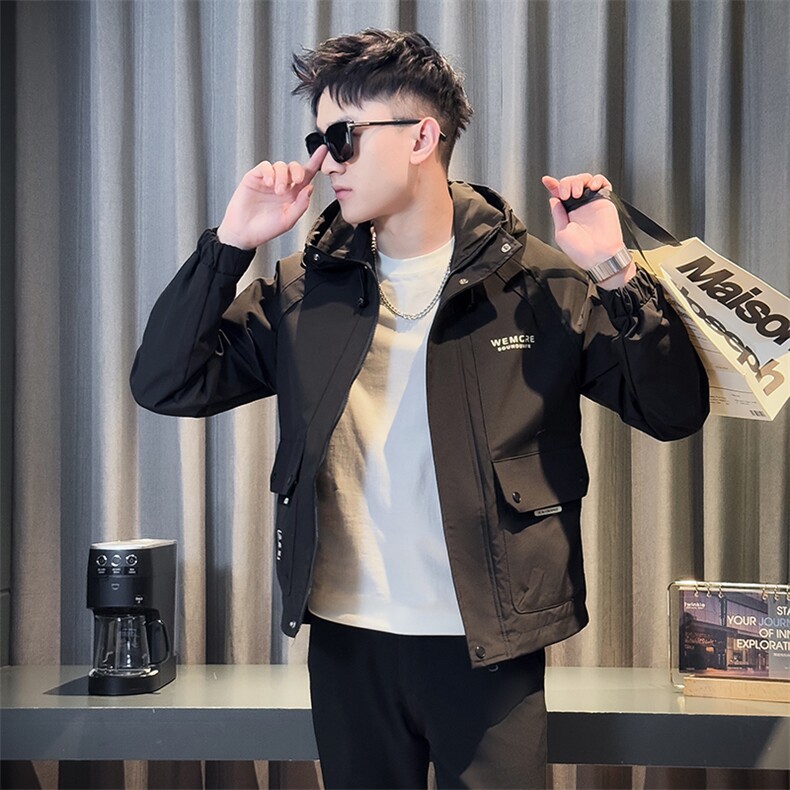 9903-P108 控148 春季新款社会小伙潮店主风夹克男外套图片