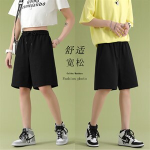 2023夏季潮流外穿宽松新款休闲裤五分裤WK50-特批20，女装休闲裤，星座718-1