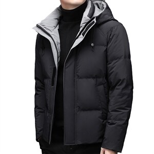 冬季新款中年男连帽羽绒服男爸爸冬装休闲款外套YL8820122-P260图片