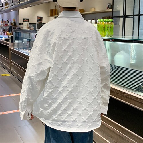 长袖衬衫春款男港风潮流M59P43,男装衬衫,星座1116-2