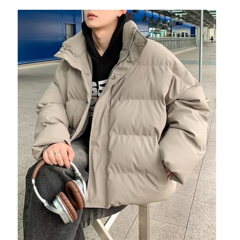 【有货】DW228-P83潮牌冬季加厚保暖立领棉衣潮流休闲帅气面包服图片