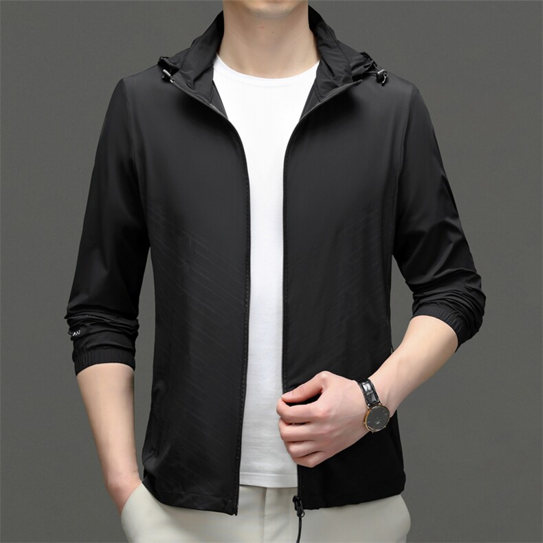 CSFA88125钱塘2020-3高品质夏季新款男士时尚连帽防晒外套P105,男装防晒衣,钱塘207-3