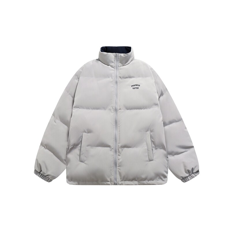 2025冬装拉平拍字母贴布绣立领棉服面包服外套3760P155,男装棉衣,电商S012（CATTEE）