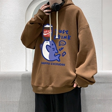 连帽卫衣男大码胖子帽衫大号运动服WY2449-P35，男装卫衣，电商A040