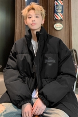 ！2025冬季新款男士立领棉衣百搭印花棉服外套MY311特P55，男装棉衣，电商B220
