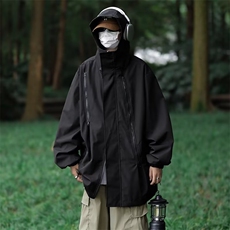 美式机能软壳冲锋衣外套男2023新款防水户外夹克登山服W5244-P59，男装夹克，星座412-3