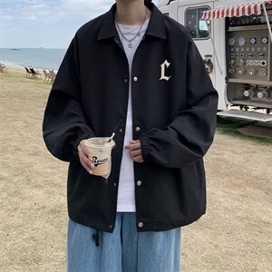 ！22秋季新款宽松大码港风C夹克外套JK1677-P50控68图片