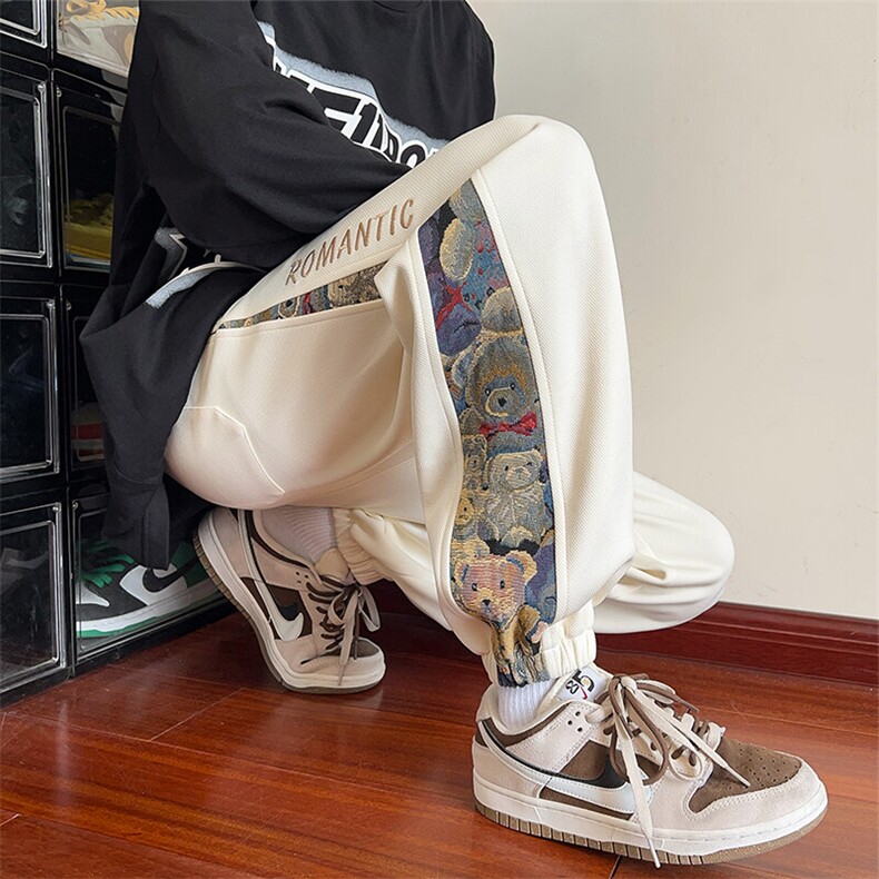 2026HK23433改长春季新款内景小熊卫裤M-5XHK23619-特P30，男装休闲裤，电商A022