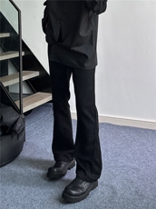 美式ins高街暗黑小众百搭喇叭裤休闲牛仔裤K2305-P55控78，男装牛仔裤，电商A062