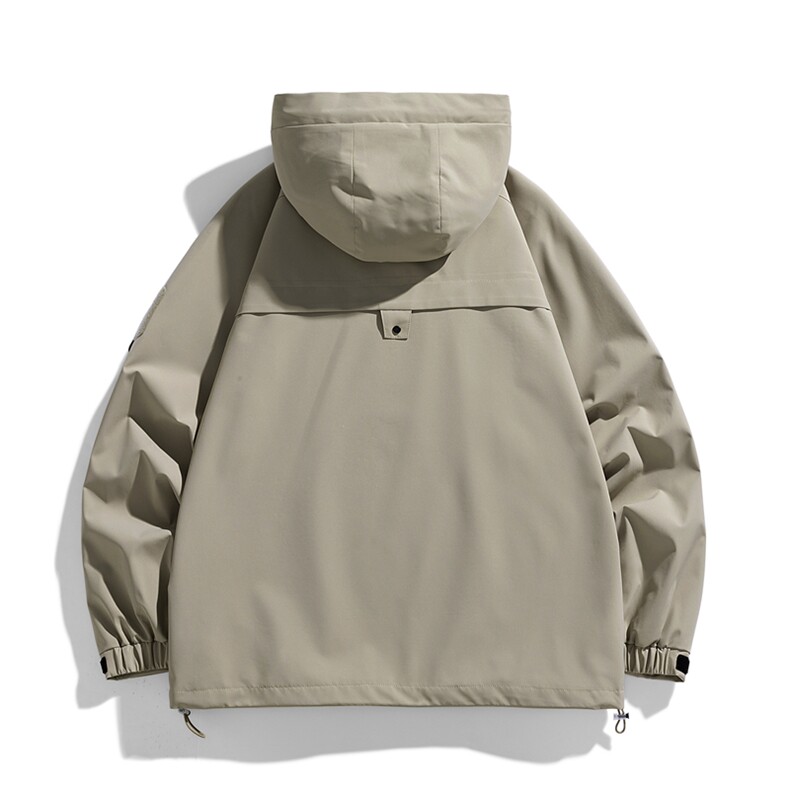 冲锋衣男高品纯色宽松夹克外套DSA157B-J90-P60,男装夹克,电商A157B