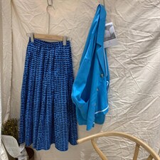 防晒外套+波浪半身裙，女装半身裙，25Ann·Studio
