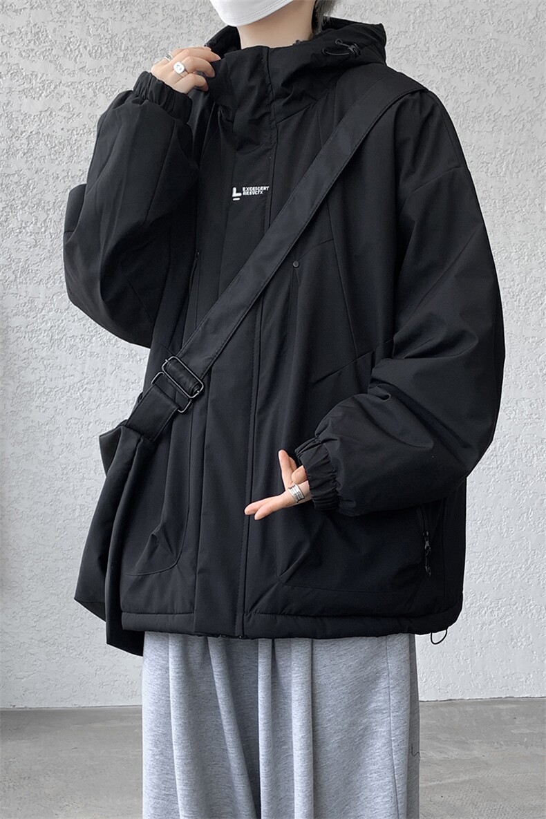 8XL-M冲锋衣外套男加棉加厚夹克秋冬户外登山服JK1313厚P100控118,男装夹克,电商D206-1