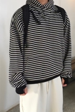 25秋冬新款~条纹连帽卫男式宽松休闲套头卫衣外套716A-WY826-P68，女装短外套，星座716A（原星座815-4）