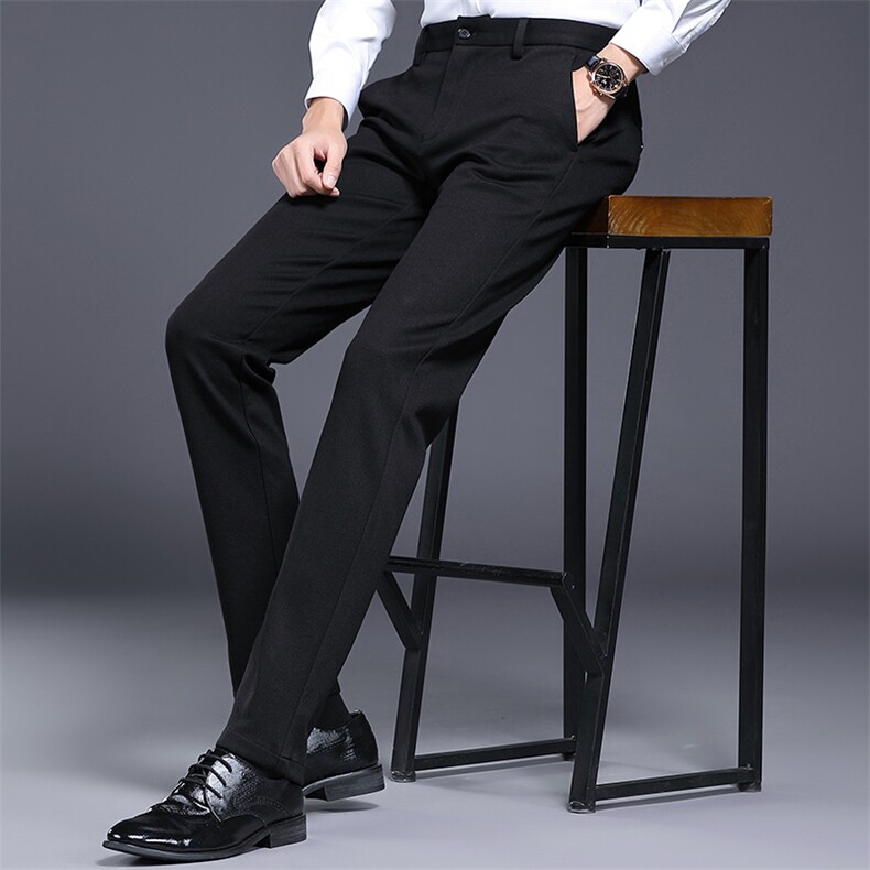CD6855钱塘2020-2秋季新款中年男士西裤修身商务休闲百搭长裤P92图片