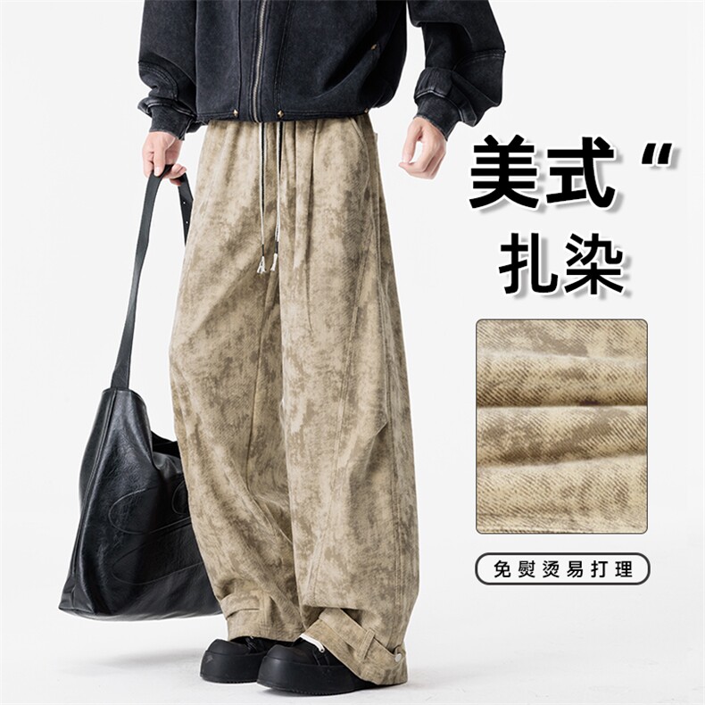 扎染男士潮流百搭户外休闲工装裤 K259-P45 控89图片