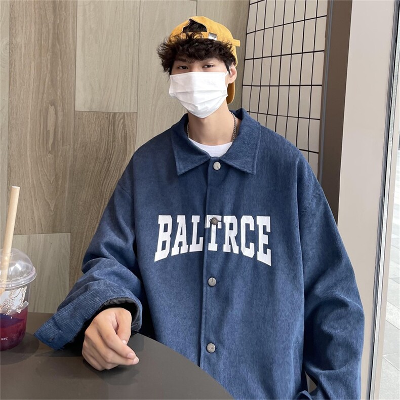 春秋季百搭休闲宽松灯芯绒夹克男士JK155-P60,男装夹克,星座1204
