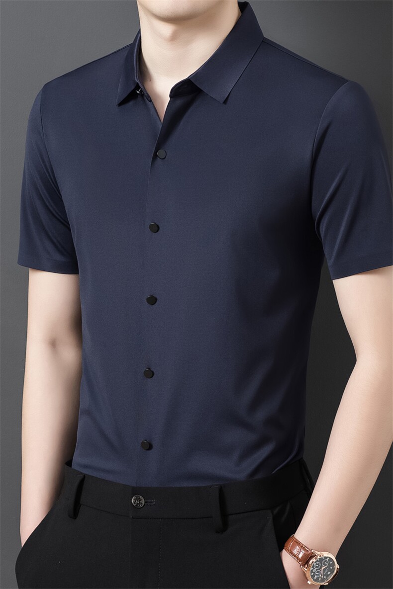 XL-T19026男式2023年夏季新款衬衣T恤青年透气潮流衬衫P63,男装衬衫,电商B360
