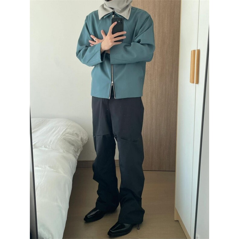 【有货】cleanfit短款解构外套男高级感痞帅行政夹克Y165LL-特P55,男装夹克,星座1007（原301D）
