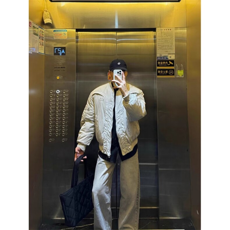 【有货】D8214-P105抖音高质量冬季美式飞行解构夹克棉服外套,男装棉衣,星座603-2