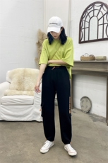 【现货】2021春秋装新款韩版休闲裤166-KZ05P65控价118，女装裤子，茜茜公主