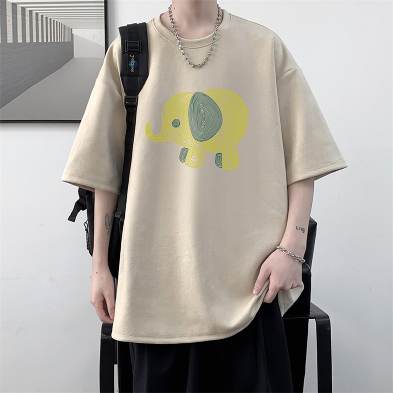 麂皮绒短袖t恤男大码半袖男JD82441-P25,男装T恤,电商A040