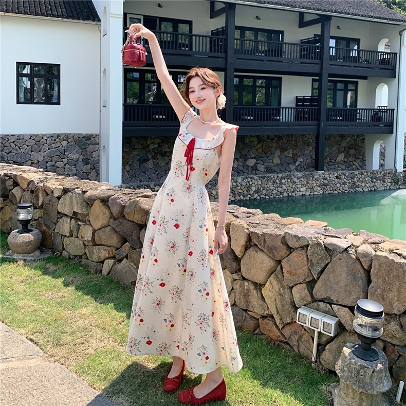 夏季新款!数据好碎花连衣裙优雅气质-847-P165K240，女装连衣裙，浙宝193A