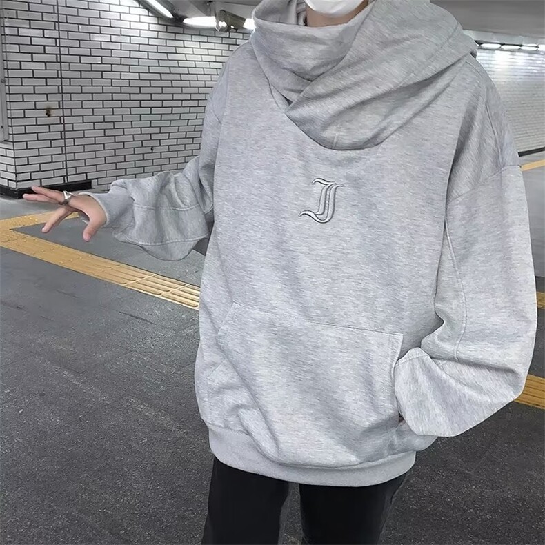 重磅卫衣男女秋冬加绒加厚重工连帽高街hiphop外套Y868-P48绒55,男装卫衣,星座1008