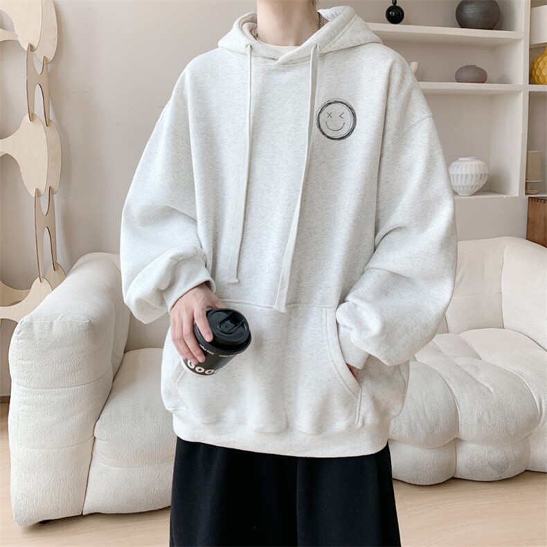 已注册/华棉春秋内景美式重磅宽松连帽卫衣男WY00645/P45加绒P50,男装卫衣,电商B316