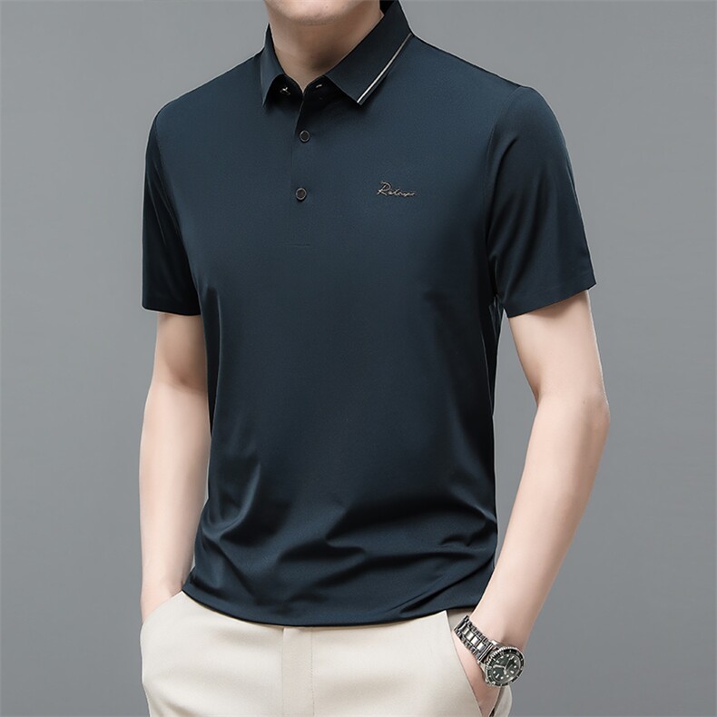 F23106男士2023年夏季新款百搭T恤男短袖商务休闲体恤男P60,男装T恤,电商B360