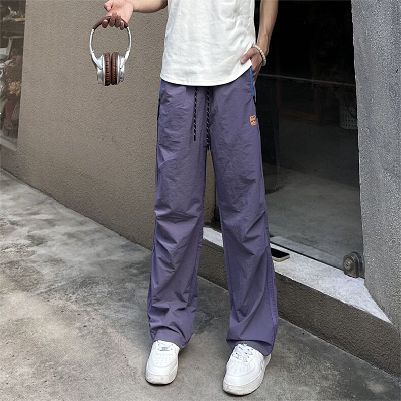 美式速干伞兵工装裤褶皱冲锋裤宽松直筒休闲户外25XK67186特批38,男装休闲裤,电商A042