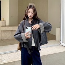 【档口有货】冬装新款短款毛呢外套2D112-5581-P175控258，女装毛呢外套，2D112