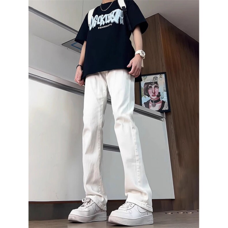 1014-1-KF001-P39-美式高街cleanfit纯色休闲牛仔裤男,男装牛仔裤,星座1014-1